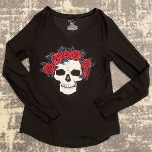 Skull & Roses Longsleeve Shirt